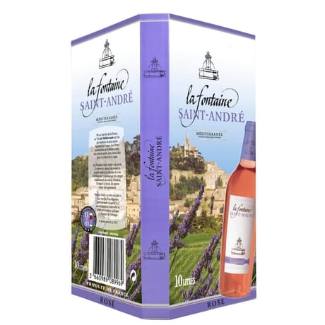 La Fontaine Saint-André vin rosé IGP 10l