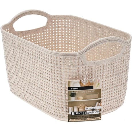 Panier de rangement avec poignées