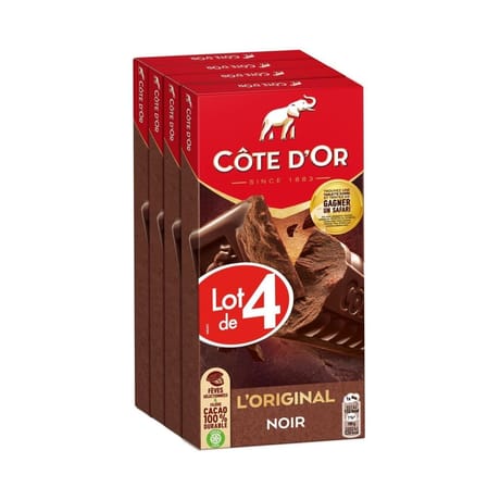 Cote d'or tablette de chocolat noir 400g