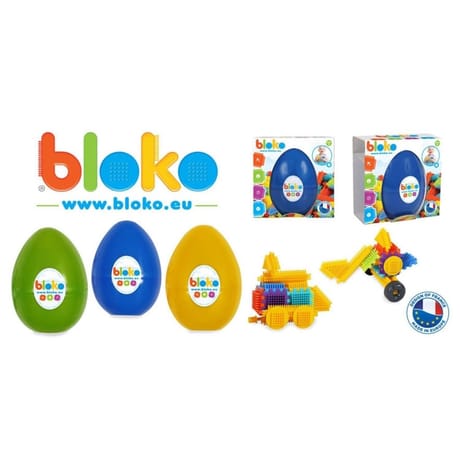 Oeufs bloko surprise 18 pcs - briques picots