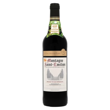 Cave d'augustin florent montagne Saint-Emilion AOP vin rouge 12.5°-75cl