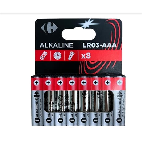 Carrefour 8 piles LR03/AAA classic