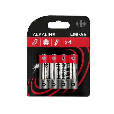 Carrefour 4 piles LR6/AA classic