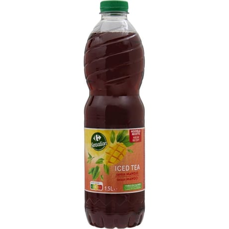 Carrefour sensation boisson iced tea mangue 1.5l