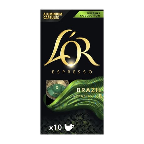 L'or espresso brazil café en capsules x10 - 52g