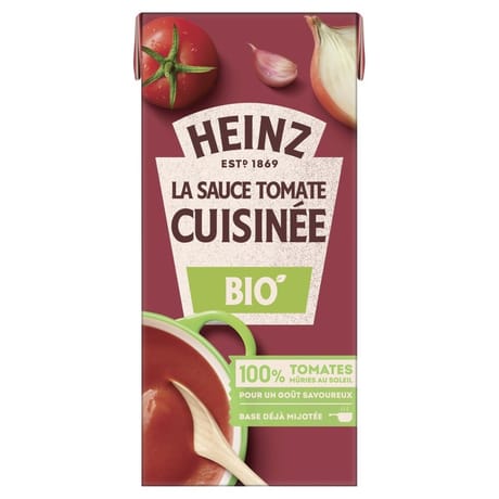 Heinz sauce tomate cuisinée bio 330ml