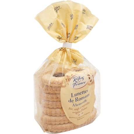 Reflets de France biscuits lunettes de Romans à la myrtille 350g