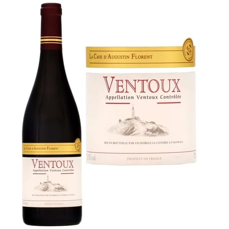 Cave augustin florent cotes du rhone ventoux 14% 75cl