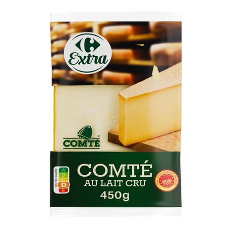 Carrefour Extra comté au lait cru AOP 450g
