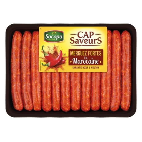Mergez forte à la marocaine x12 660g Socopa