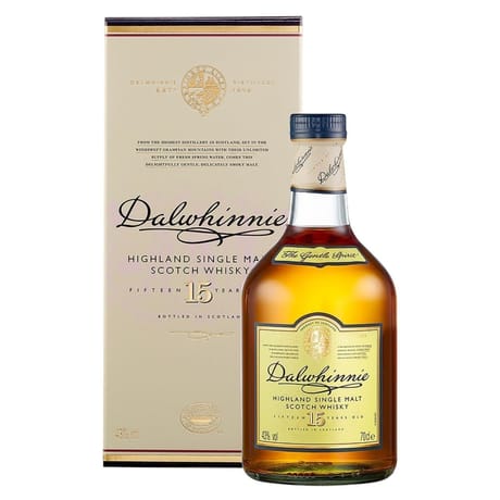 Dalwhinnie whisky 15 ans 70cl 43%vol étui