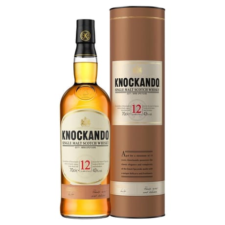 Knockando season whisky 12 ans 70cl 43%vol + etui