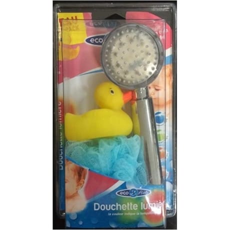 Ecoflot douchette superflux lumineuse bébé + fleur + canard
