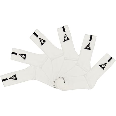 6 paires de mi chaussettes Le coq sportif semelle bouclette homme 7080 BLANC/NOIR T39\42