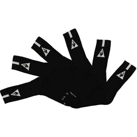6 paires de mi chaussettes Le coq sportif semelle bouclette homme 8070 NOIR/BLANC T43\46