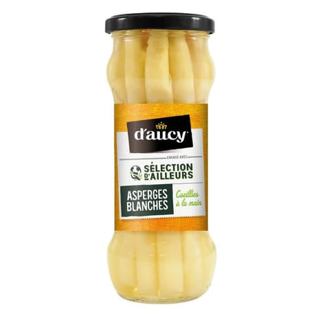 D'aucy asperges blanches grosses 37cl 205g
