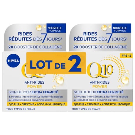 Nivea creme q10 ar jour spf15 50ml x2