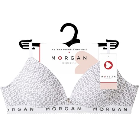 Soutien-gorge coques souples junior - Gaby Morgan BLANC 80B