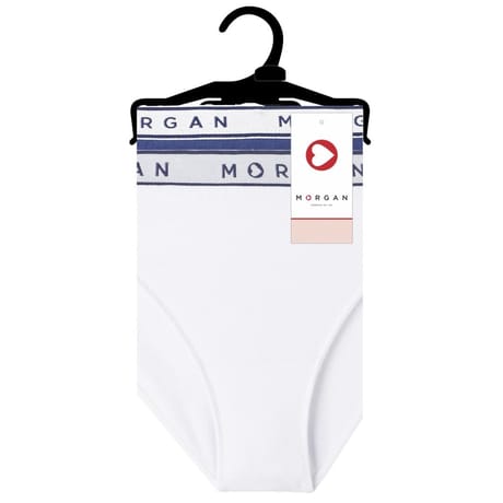 Lot de 2 slips junior Isa Morgan BLEU MARINE / BLANC 14 ANS