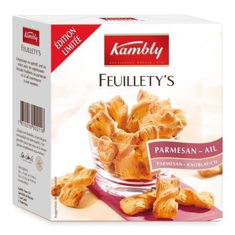 Kambly feuillety's parmesan ail 80g