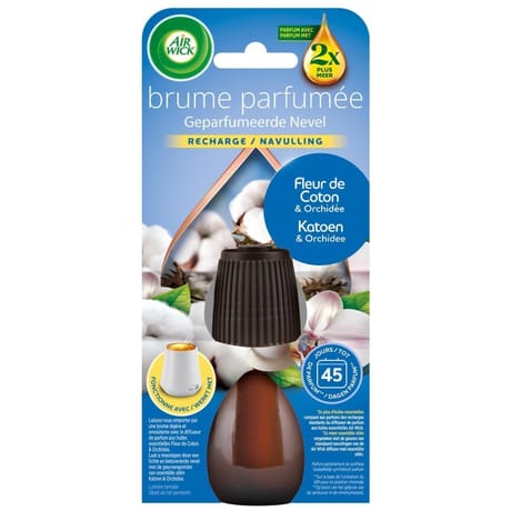 Air wick recharge brume parfumée coton 20ml