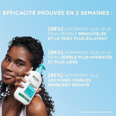 Garnier pureactive gel nettoyant moussant 250 ml