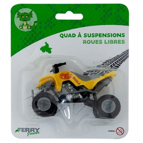 Quad plastique à suspension roues libres