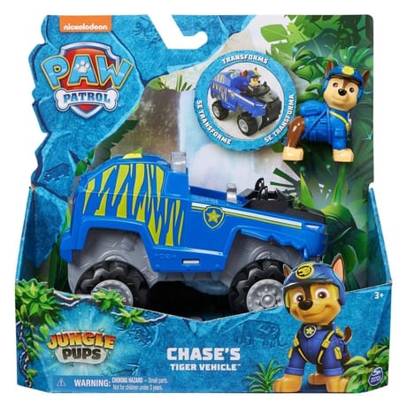 Véhicule + figurine jungle pups La Pat' Patrouille