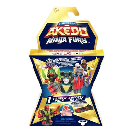 Asst figurine ninja fury (display x 8) - akedo