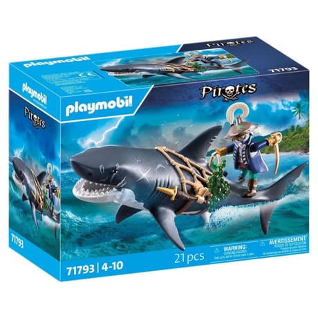 71793 Pirate et requin avec mâchoire articulée