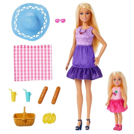 Coffret barbie et chelsea