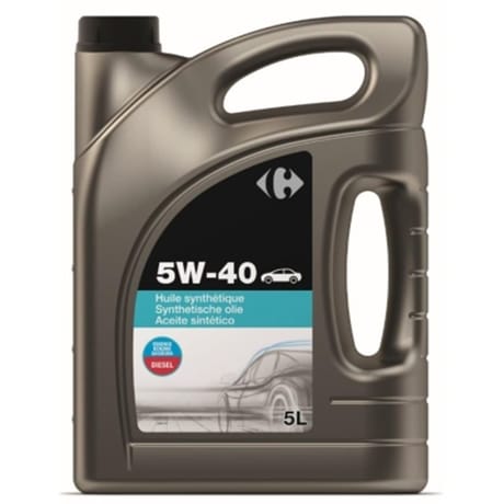 Carrefour huile 5w40 essence diesel 5l