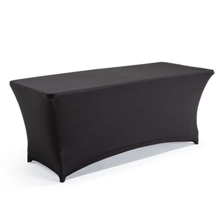 Arris trading nappe extensible noir pour table 180