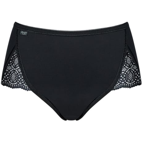 Lot de 2 slips maxi ligne Pure Sense Luxe Sloggi 0004 NOIR T42