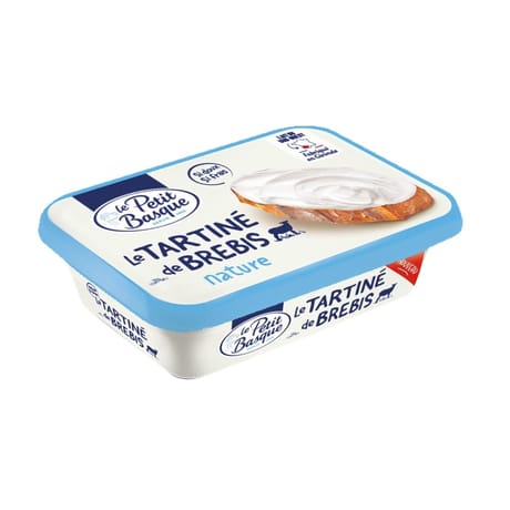 Le petit basque la tartine de brebis nature 140g