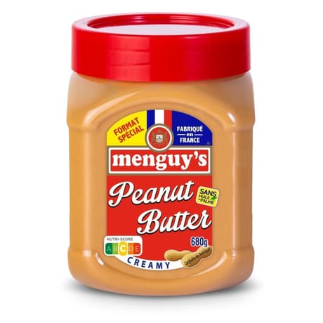 Menguy's beurre de cacahuètes creamy format spécial 680g