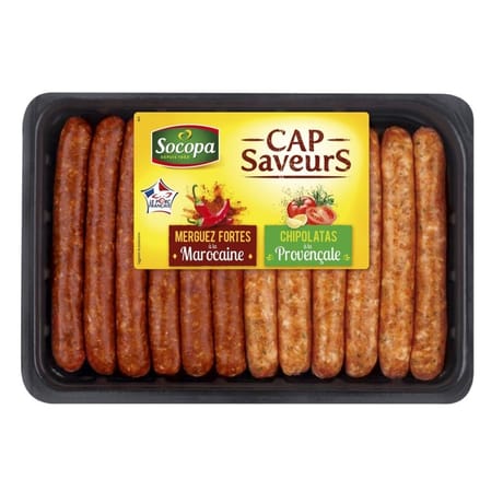 Assortiment "cap saveur" x12 660g Socopa