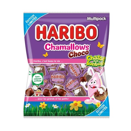 Haribo multipack chamallows choco pâques 225g