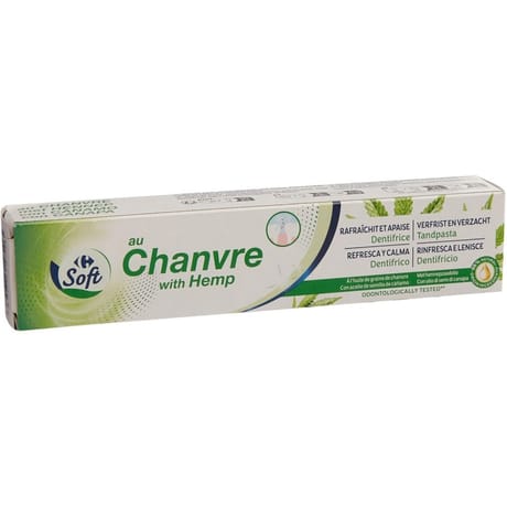 Carrefour soft dentifrice au chanvre 75ml