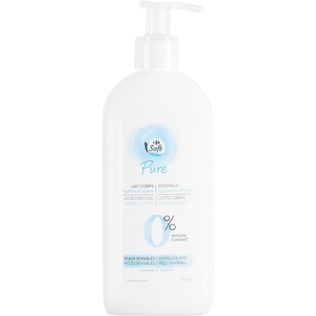 Carrefour soft lait hydratant corps pure peaux sensibles 250ml
