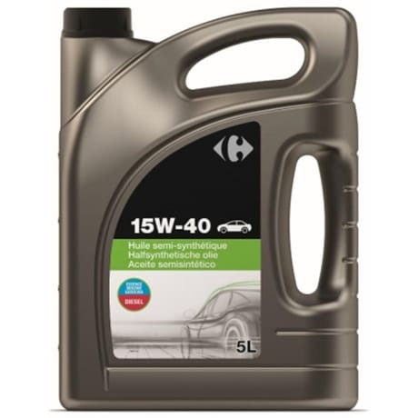 Carrefour huile 15w40 essence et diesel 5l