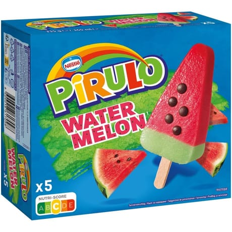 Pirulo 5 bâtonnets water melon 335g