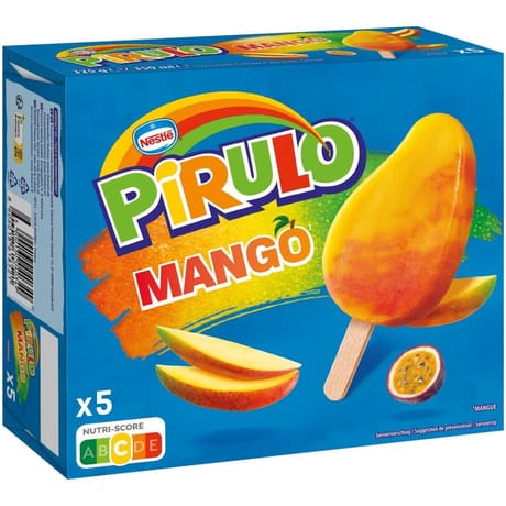 Pirulo 5 bâtonnets mango 325g