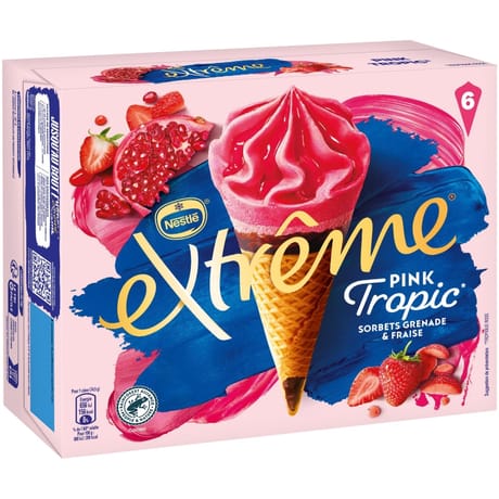Extrême 6 cônes pink tropic 426g