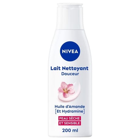 Nivea lait de toilette douceur huile d'amande douce peaux sèches 200ml