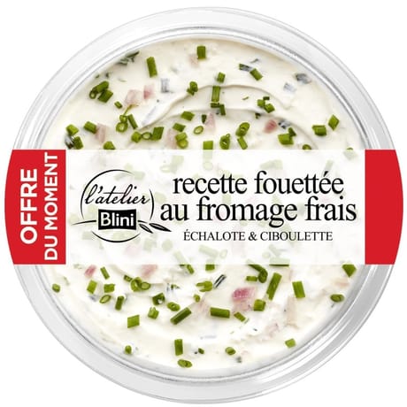 Atelier blini au fromage frais 160g offre du moment
