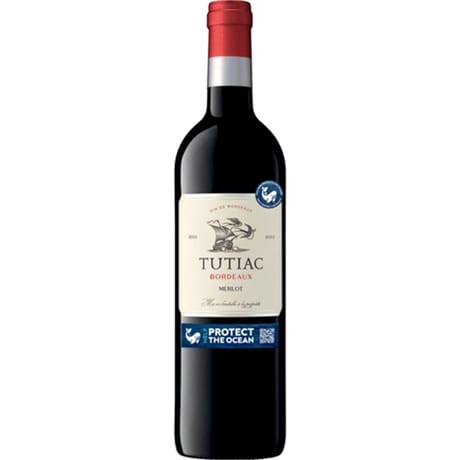Bordeaux Rouge AOP Tutiac Help Protect The Ocean 13% Vol. 75 cl
