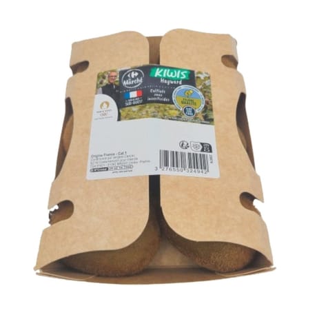 KIWI VERT BARQUETTE 6FRUITS FILIERE QUALITE CARREFOUR