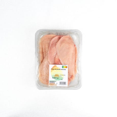 Filet de poulet tranché 600g