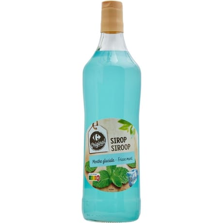 Carrefour original sirop menthe glaciale 1l